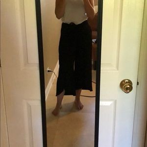 Express high rise wrap around crop